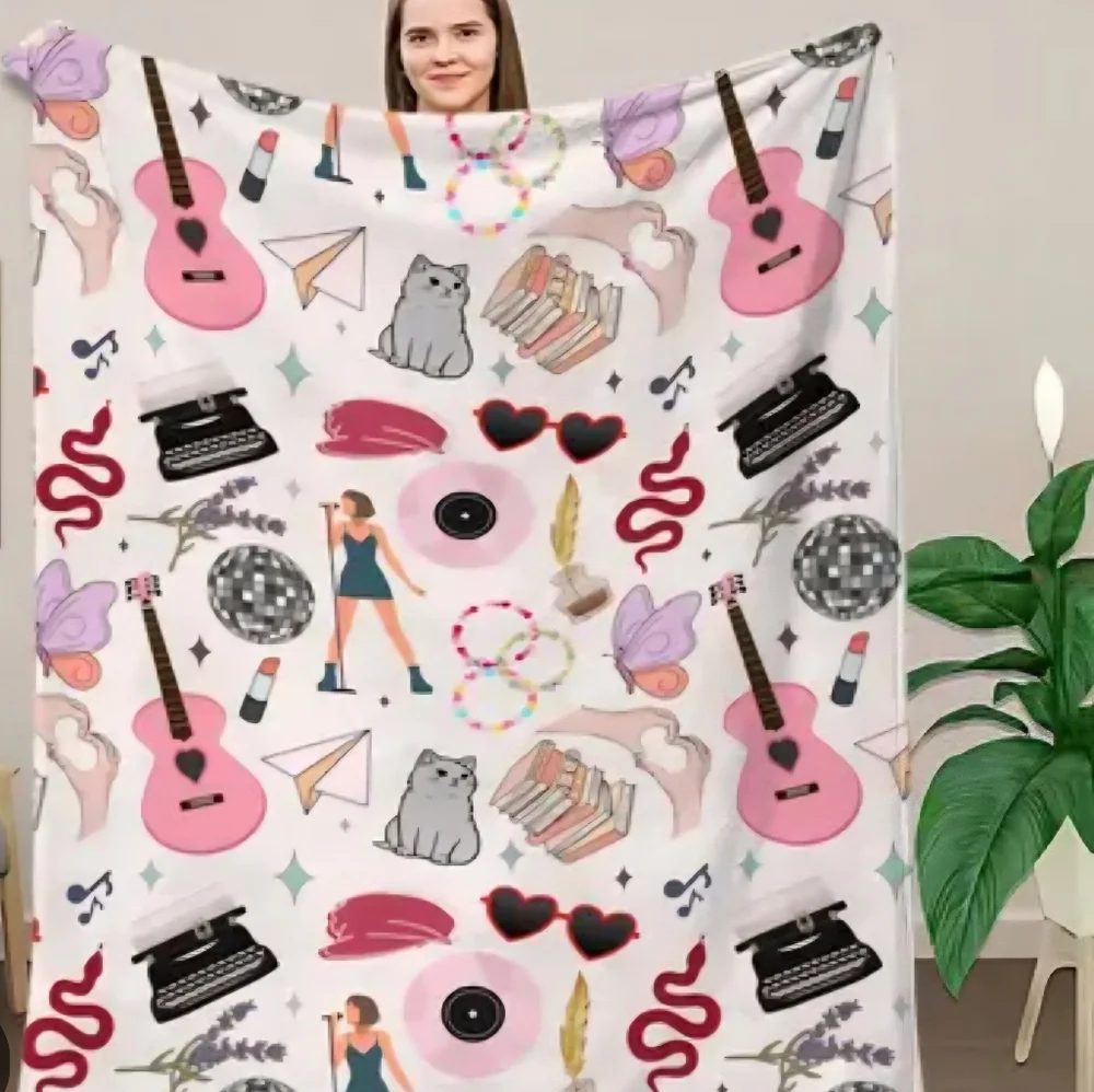 Colorful Patterned Throw - Picture 2 of 4